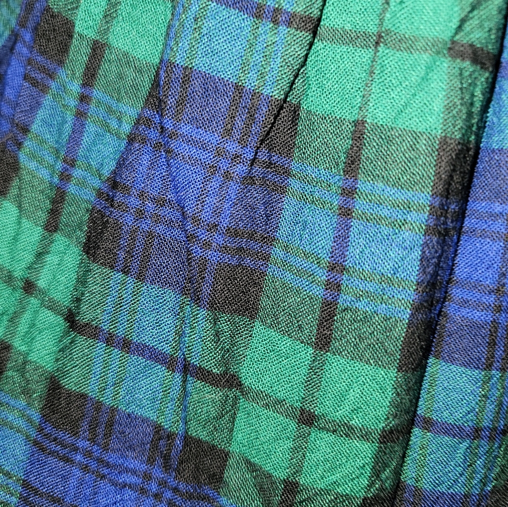 Modcloth Sleeveless Top Size XL Plaid - Picture 7 of 8